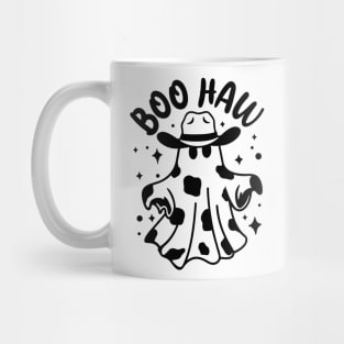 Boo Haw Cowboy Ghost Halloween Mug